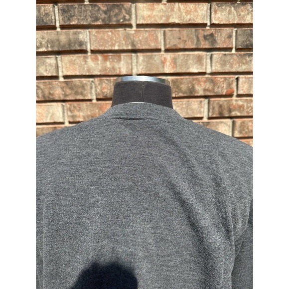 Vintage Bear International Red Sox Sweatshirt Mens Size Large Gray Red Pullover - Picture 6 of 11